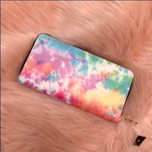 Handbags - NEW! Colorful Tie Dye Wallet